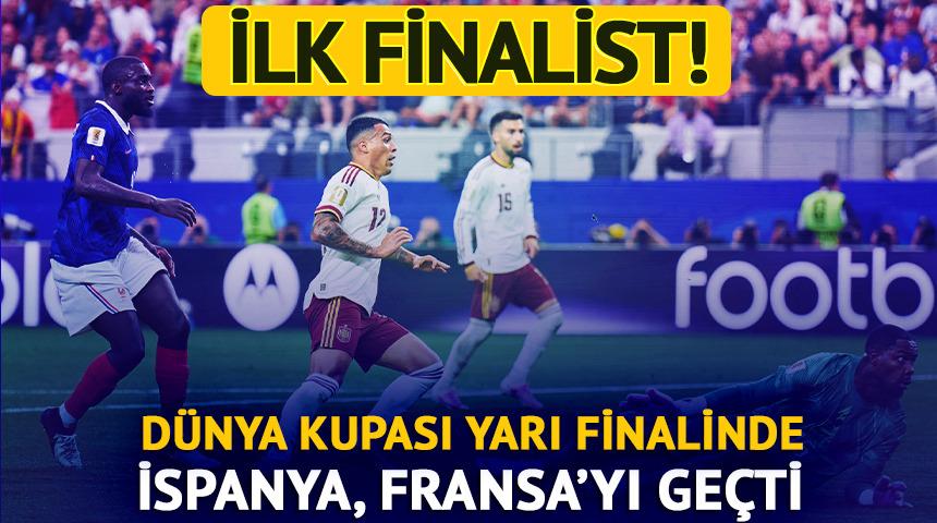 Fransa'yı devirdiler! İspanya D&uuml;nya Kupası finalinde