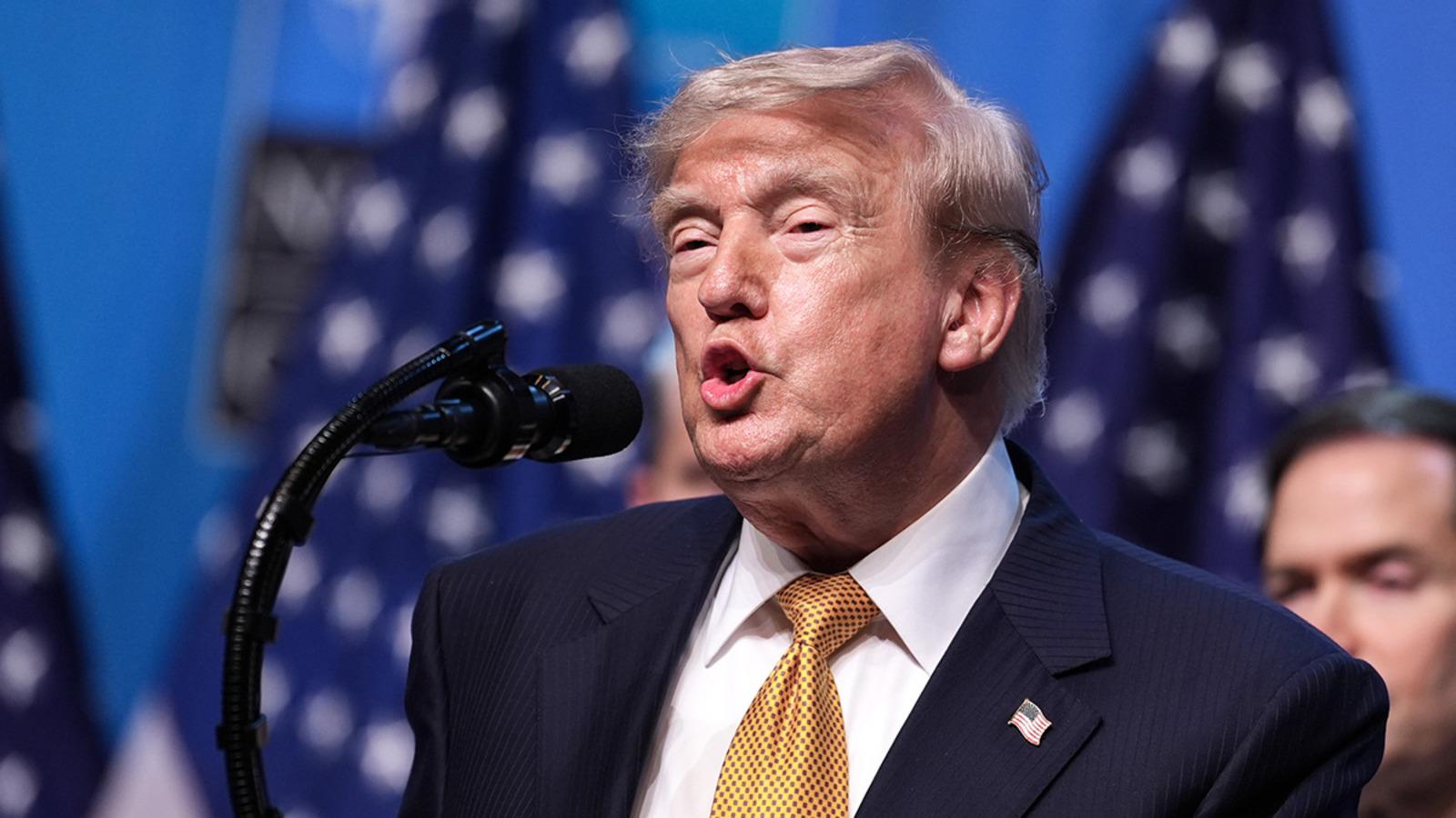 Trump 'tarihi' diyerek ilan etti! Kısa sürede yalanlama geldi