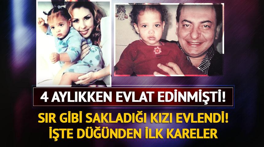 Sır gibi sakladığı kızı Ayşe Nazlı evlendi! İşte nikahtan ilk kareler...