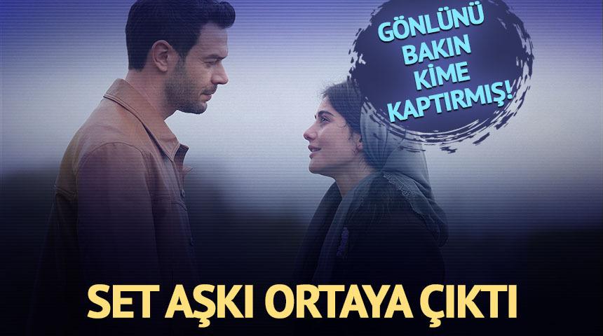 G&ouml;nl&uuml;n&uuml; bakın kime kaptırmış! Set aşkı ortaya &ccedil;ıktı 