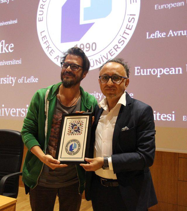 Mehmet Günsür, Lefke Avrupa Üniversitesi öğrencileriyle bir araya geldi