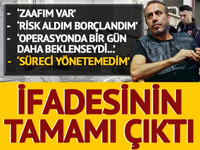 Haluk Levent'in ifadesinin tamamı &ccedil;ıktı: 'Zaafım var, risk aldım, bor&ccedil;landım'