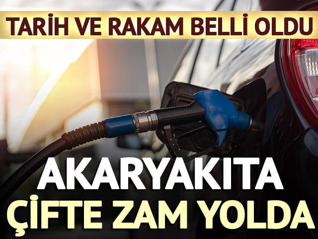 Akaryakıta &ccedil;ifte zam yolda: Tarih belli oldu! G&uuml;ncel motorin, benzin fiyatı