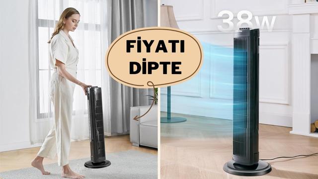 Yazın en akıllı yatırımı! Pelonis kule fan yarı fiyatına düştü