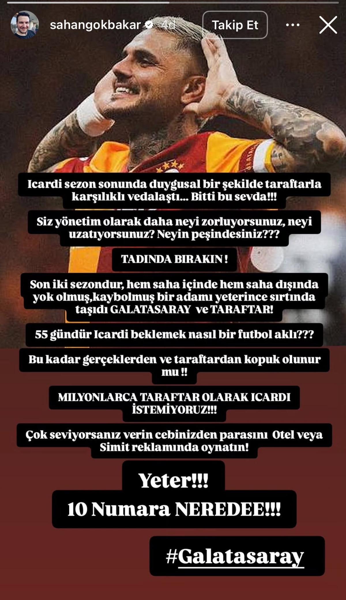 Galatasaray da Icardi krizi büyüyor! Taraftar ve oyunculardan sert tepki iddiası 3