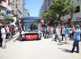 Yerli üretim 'ELBÜS' otobüsler Elazığ'da hizmete girdi