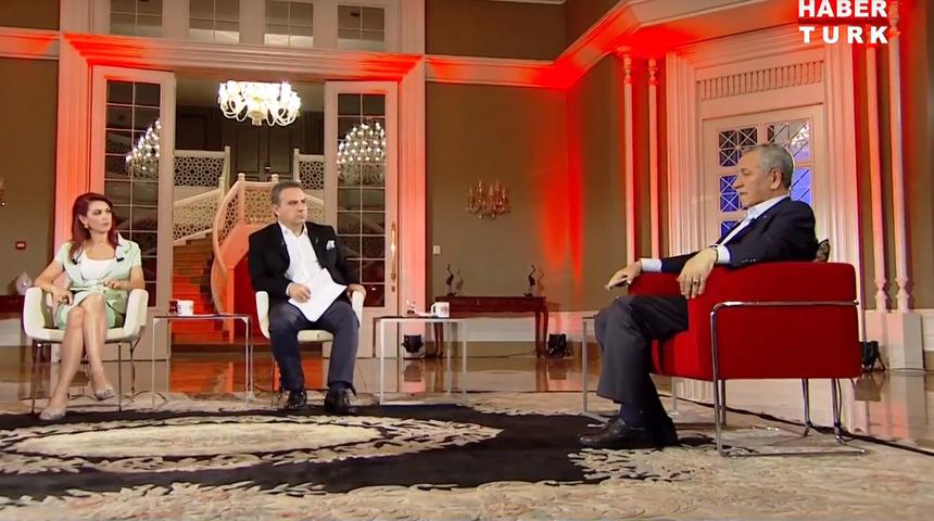 Bülent Arınç'tan Habertürk TV'de FETÖ eleştirilerine yanıt: Yerine girmiş zaten, bir yere koymaya gerek yok