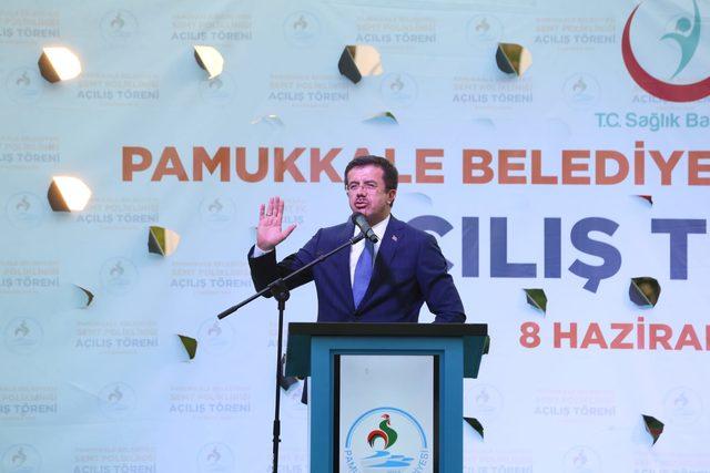 Bakan Zeybekci'den, Pamukkale'de iki ayrı açılış