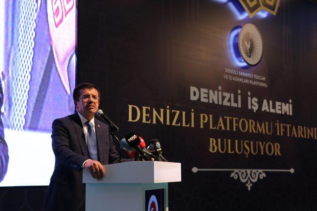 Ekonomi Bakanı Nihat Zeybekci, Denizli'de