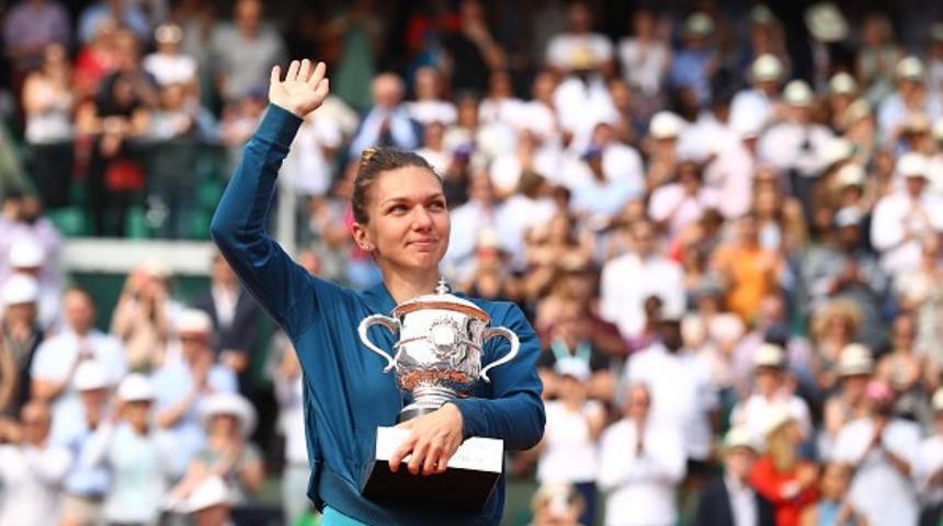 Fransa A&ccedil;ık'ta şampiyon Simona Halep