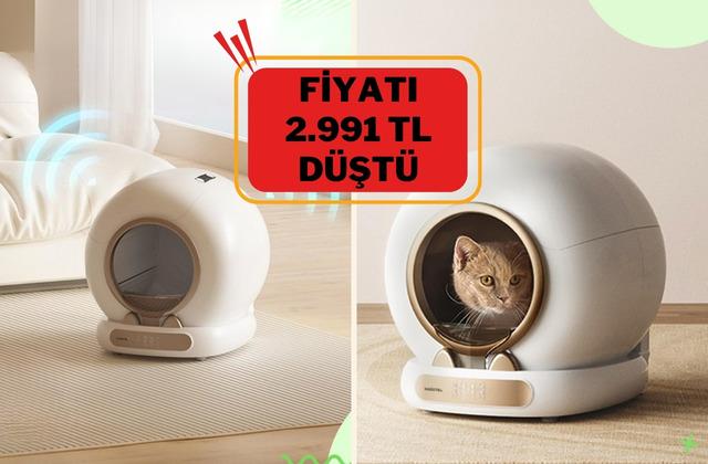 Akıllı güvenlik, maksimum hijyen: Haustier MSP05 Kedi Tuvaleti indirimde