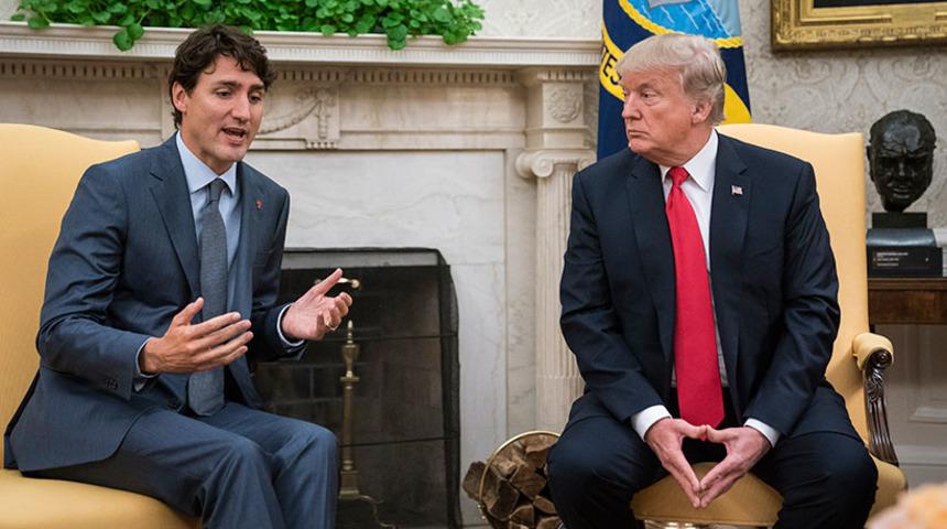 ABD Başkanı Trump'tan Kanada Başbakanı Trudeau'ya tepki: Oldukça iki yüzlü ve zayıf