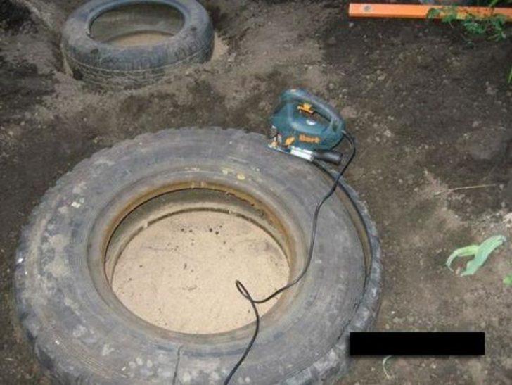 Evinin bahçesine böyle havuz yaptı  G3