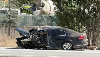 Ankara&rsquo;da trafik kazası: 3 yaralı
