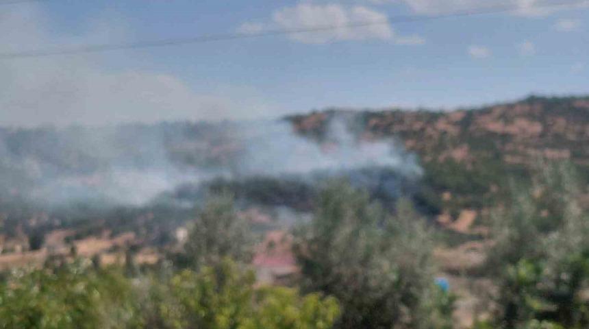 Diyarbakır'da &ouml;rt&uuml; yangını paniği