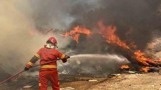 Menteşe’de korkutan araç yangını: Otomobil küle döndü