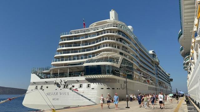 Dev kruvaziyerler Bodrum’a demir attı: 3 bin 319 turist geldi