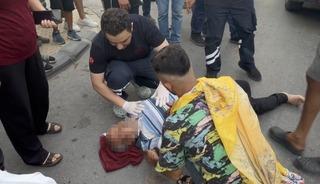 Motosikletin &ccedil;arptığı yaşlı adamın eşi g&ouml;zyaşlarına boğuldu