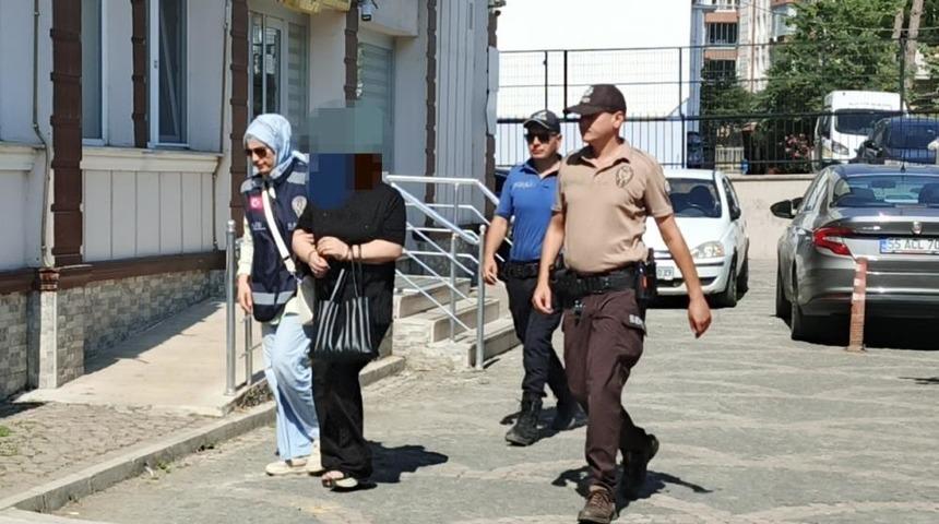 Bafra'da 4. kattan d&uuml;şen kadının &ouml;l&uuml;m&uuml;yle ilgili soruşturmada 2 tutuklama