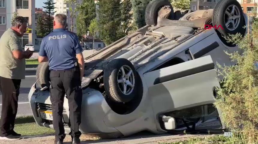 Kayseri'de trafik kazası! 2 yaralı