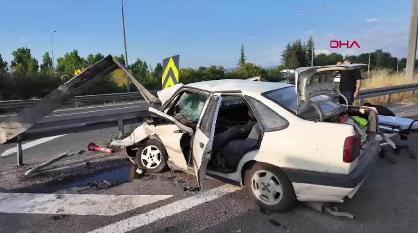 D&uuml;zce'de trafik kazası! 3 yaralı