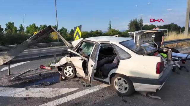 Düzce'de trafik kazası! 3 yaralı