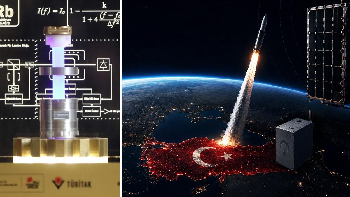 Türkiye nin yerli atomik saati uzaya fırlatıldı! İlk sinyal alındı 1