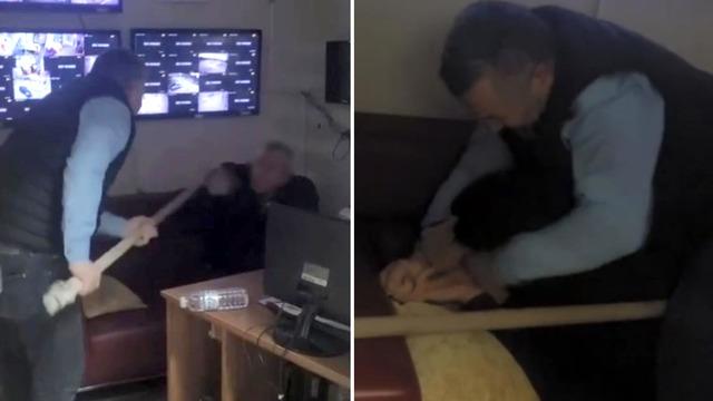 Eskişehir’deki devlet hastanesinde şoke eden görüntü! Bu kez de sopalı 'şaka'
