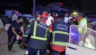 Aydın&rsquo;da zincirleme trafik kazası: 3 yaralı