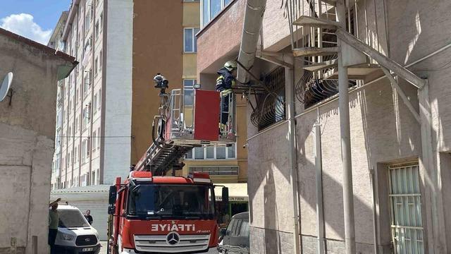 Eskişehir’de fırın bacasında çıkan yangın paniğe sebep oldu