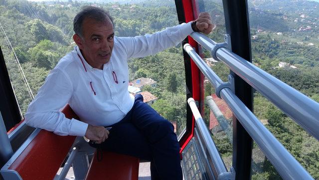 Karadeniz in en uzun teleferik hattı tamamlandı 1