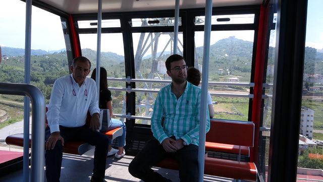 Karadeniz in en uzun teleferik hattı tamamlandı 3
