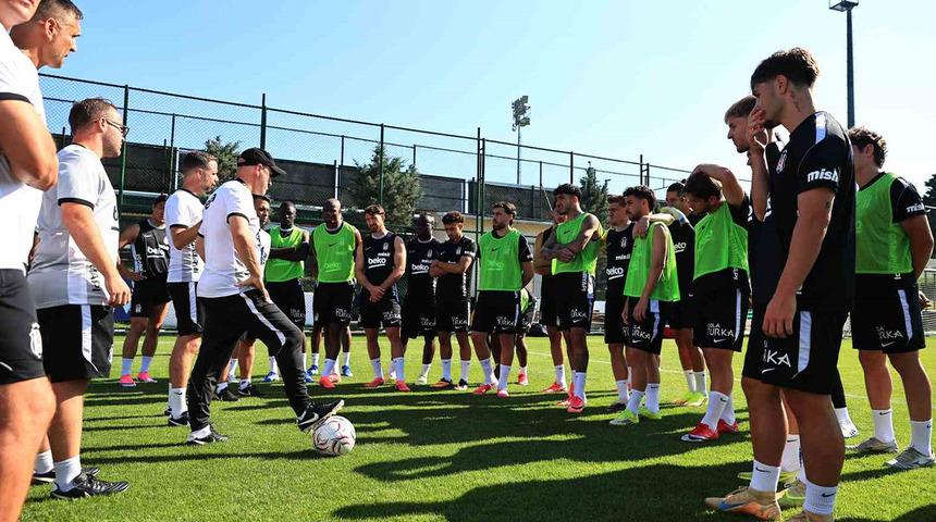 Beşiktaş, Midtjylland ma&ccedil;ı hazırlıklarını s&uuml;rd&uuml;rd&uuml;