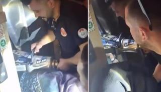 Asans&ouml;rde mahsur kalan 9 kişi operasyonla kurtarıldı