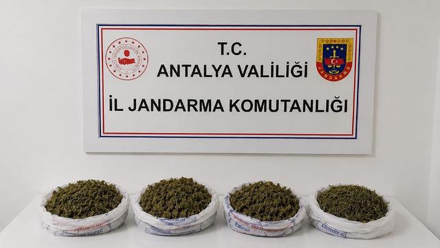 Antalya'da uyuşturucu operasyonu! 1 kilo 979 gram esrar ele geçirildi