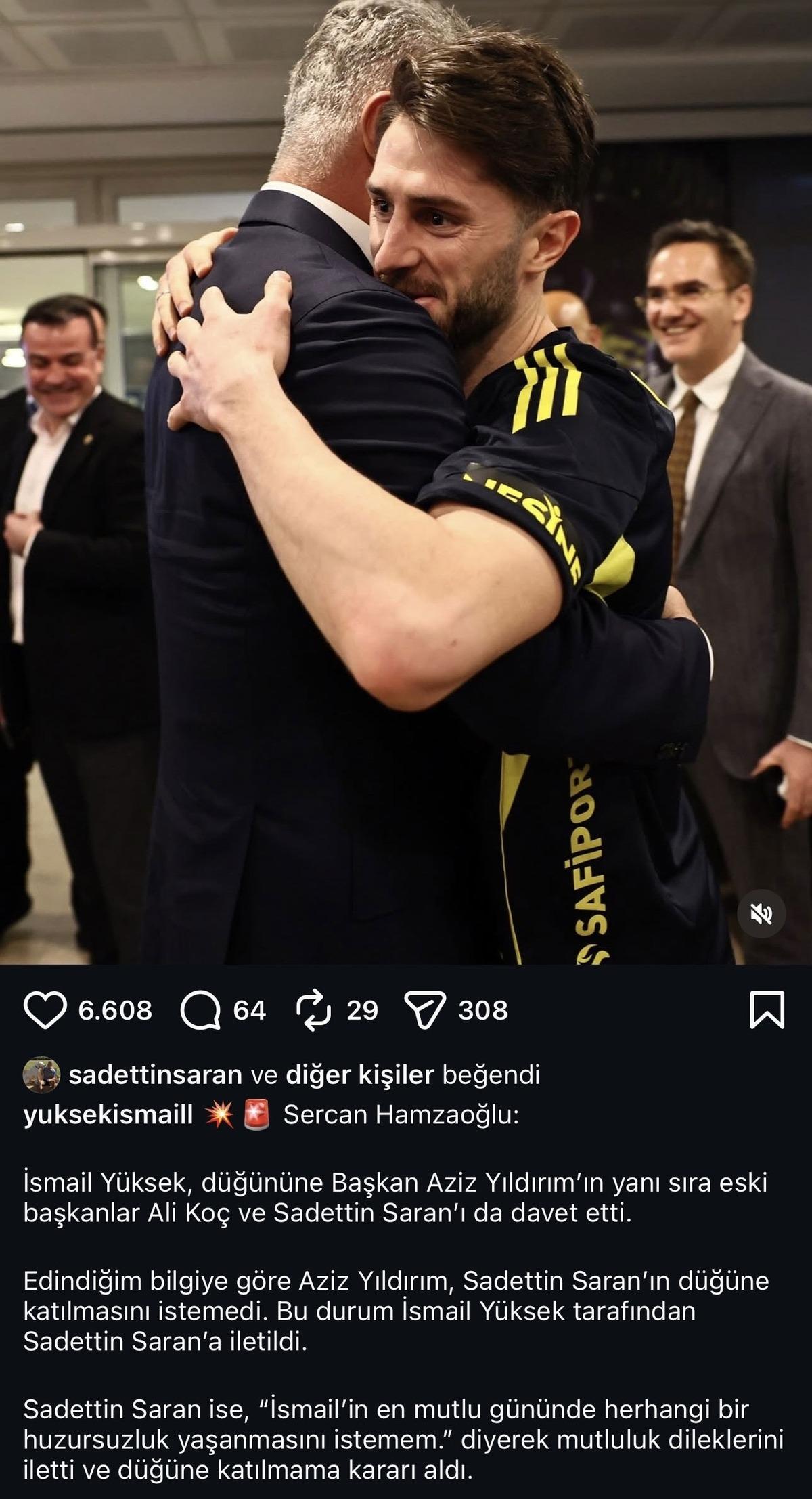 Aziz Yıldırım onu istemedi! Saran ın beğenisi olay oldu 2
