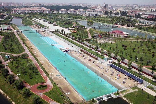 Eskişehir'de yapay plaj sezonu açılıyor