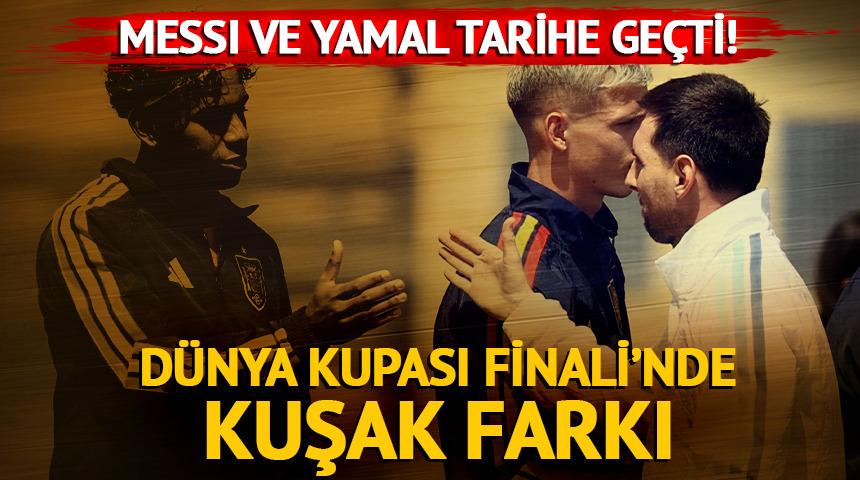 D&uuml;nya Kupası'na kuşak farkı! Messi ve Yamal tarihe ge&ccedil;ti