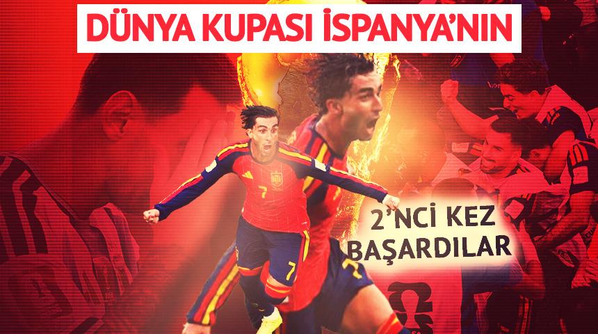 Futbolun zirvesinde İspanya! D&uuml;nya Kupası finalinde Arjantin'i devirdi