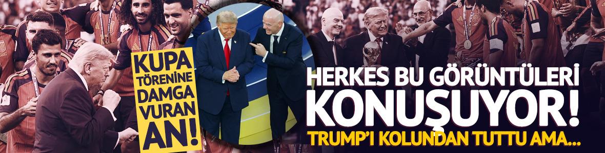 Kupa t&ouml;renine damga vuran an! Trump...