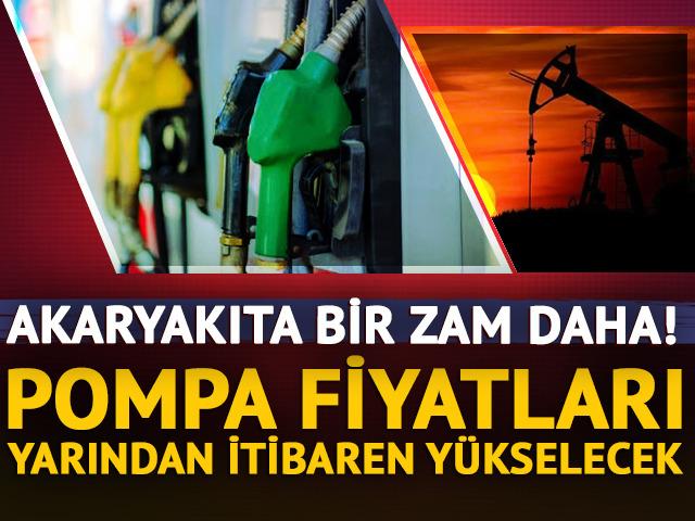 Akaryakıtta fiyat artışı kapıda! Yarından itibaren ge&ccedil;erli olacak
