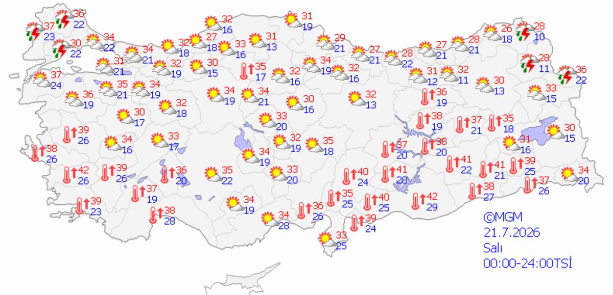 Çöl sıcağı geldi: 4 gün sürecek, 50 derece hissedilecek! 2