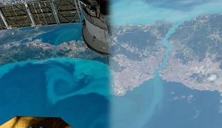 İstanbul'un turkuaz hali uzaydan b&ouml;yle g&ouml;r&uuml;nt&uuml;lendi