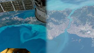 İstanbul'un turkuaz hali uzaydan böyle görüntülendi