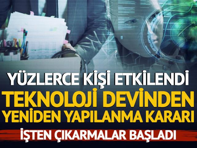 Teknoloji devinde b&uuml;y&uuml;k sarsıntı! Y&uuml;zlerce &ccedil;alışanı etkileyen karar