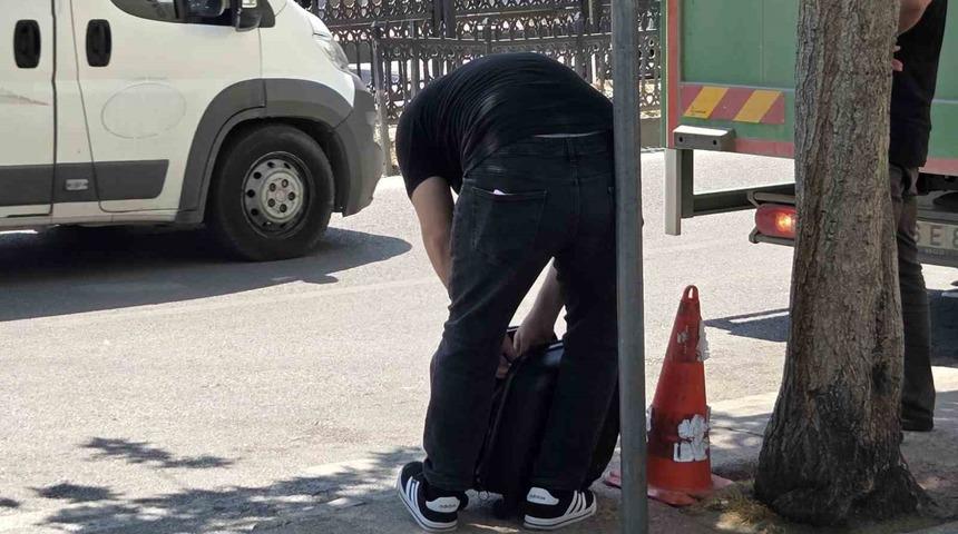 Samsun&rsquo;da ş&uuml;pheli valiz paniği