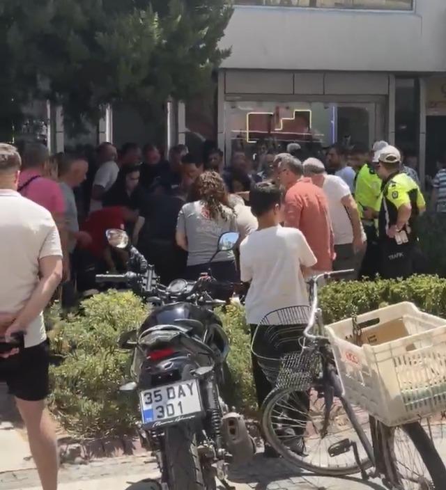 İzmir’de silahlı saldırı: Kaçmaya çalışan saldırganı trafik polisi yakaladı 1