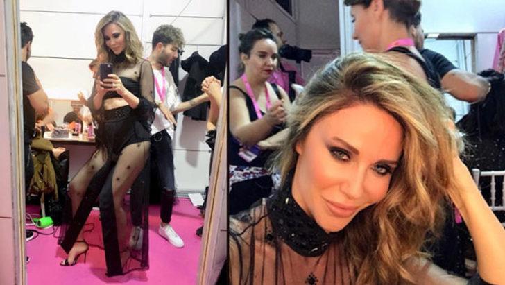 Demet Şener soyunma odasında G1