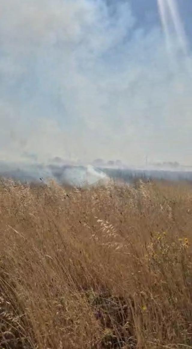 Seyitgazi’de çıkan yangın 3 köyün ovalarına yayıldı, ormana doğru ilerliyor 1
