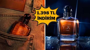 Hem modern hem klasik bir koku! Armani Stronger With You indirimde